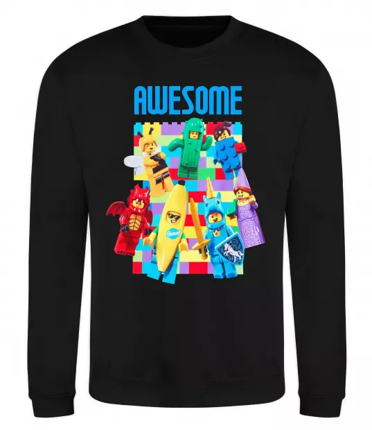 Світшот Lego Awesome Чорний фото