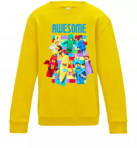 Дитячий світшот Lego Awesome Сонячно жовтий фото