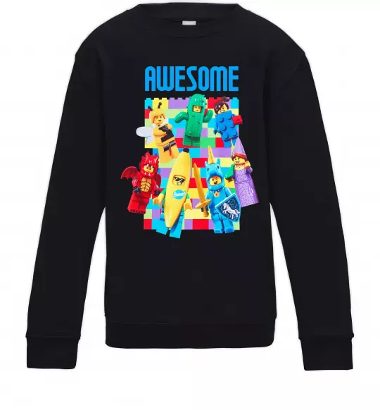 Дитячий світшот Lego Awesome Чорний фото