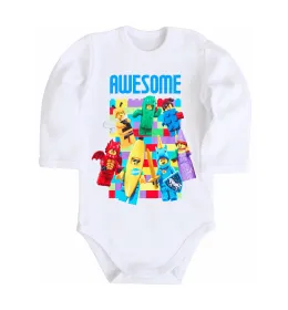 Дитячий бодік Lego Awesome Білий фото