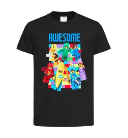 Детская футболка Lego Awesome Черный фото