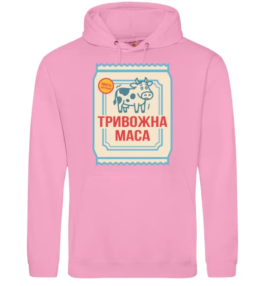 Мужская толстовка (худи) Тривожна маса Розовый фото