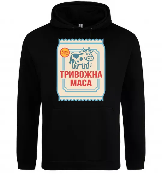 Жіноча толстовка (худі) Тривожна маса Чорний фото