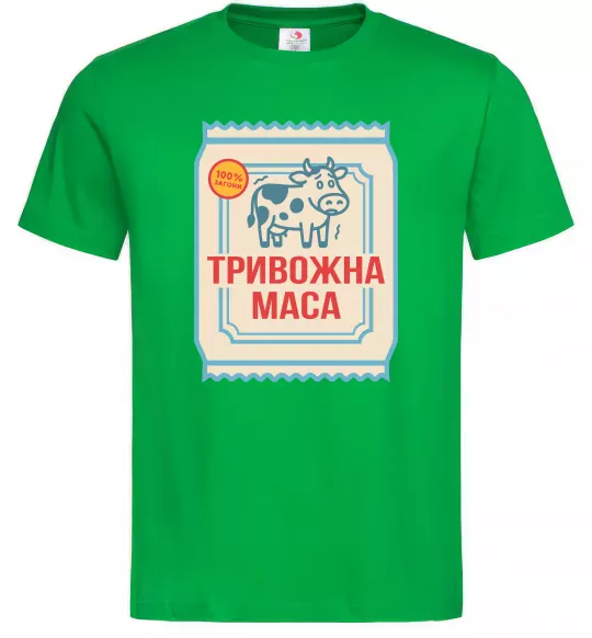 Чоловіча футболка Тривожна маса Зелений фото