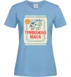 Жіноча футболка Тривожна маса Блакитний фото