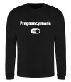 Свитшот Pregnancy mode on Черный фото