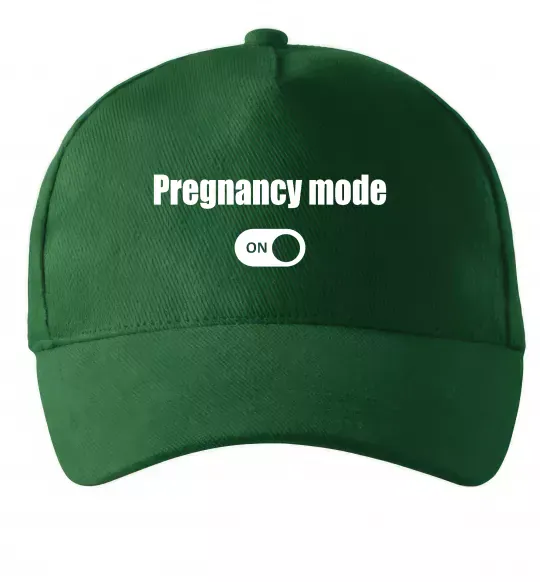Кепка Pregnancy mode on Темно-зеленый фото