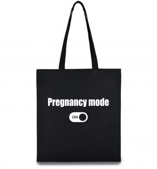 Еко-сумка Pregnancy mode on Чорний фото