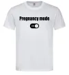 Чоловіча футболка Pregnancy mode on Білий фото