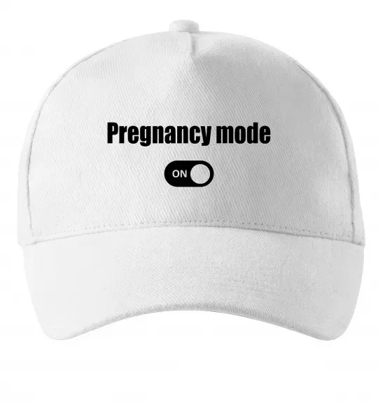 Кепка Pregnancy mode on Белый фото