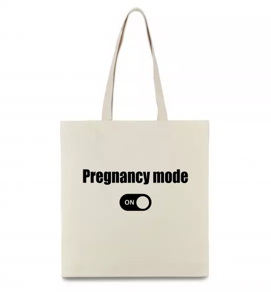 Еко-сумка Pregnancy mode on Бежевий фото