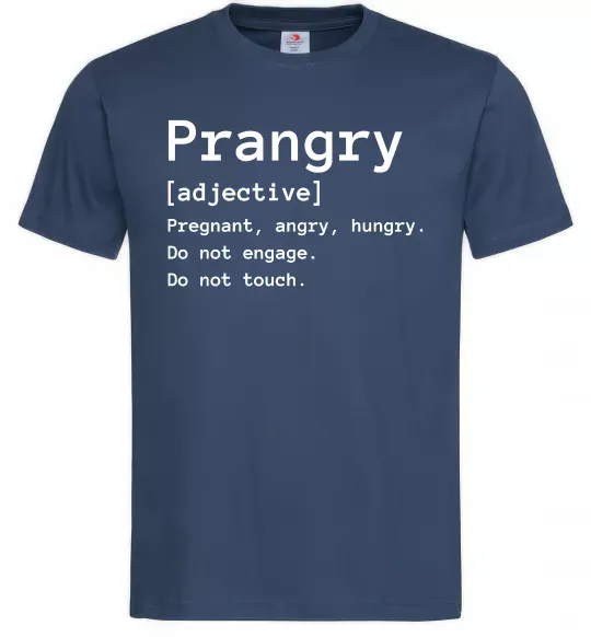 Мужская футболка Prangry Темно-синий фото