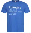 Мужская футболка Prangry Ярко-синий фото