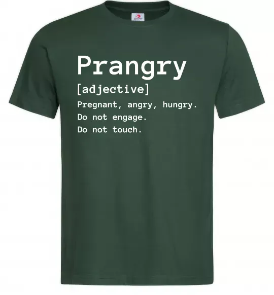 Мужская футболка Prangry Темно-зеленый фото