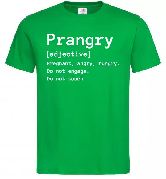 Мужская футболка Prangry Зеленый фото