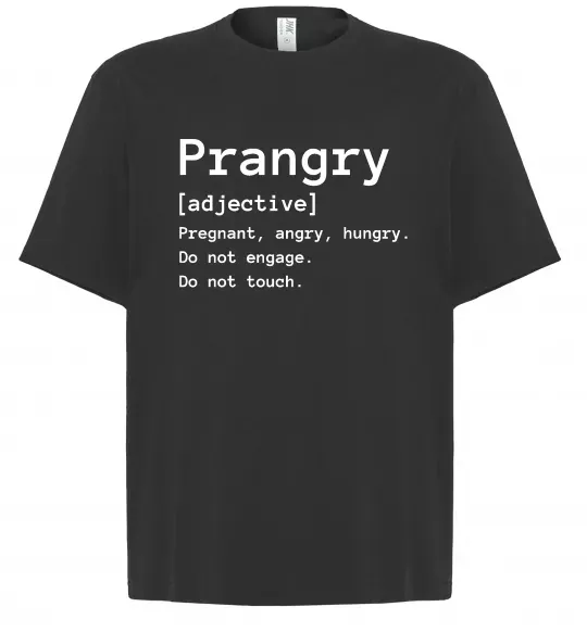 Футболка Оверсайз Prangry Черный фото