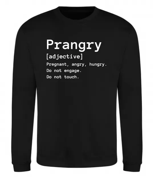 Свитшот Prangry Черный фото