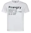 Мужская футболка Prangry Белый фото
