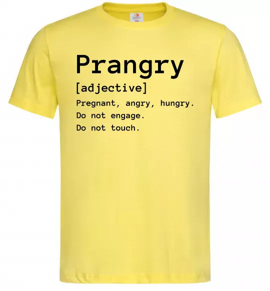 Мужская футболка Prangry Лимонный фото