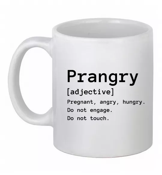 Чашка керамическая Prangry Белый фото