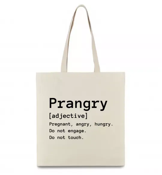 Еко-сумка Prangry Бежевий фото