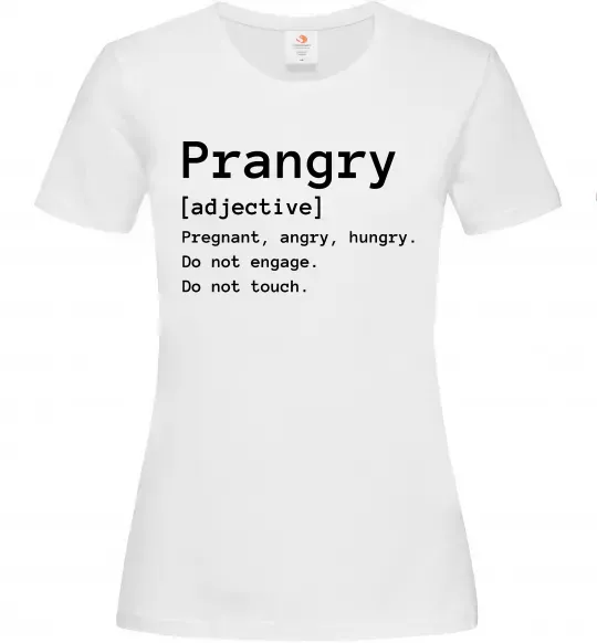 Жіноча футболка Prangry Білий фото