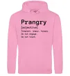 Женская толстовка (худи) Prangry Розовый фото
