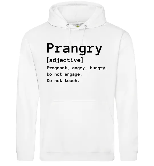 Жіноча толстовка (худі) Prangry Білий фото