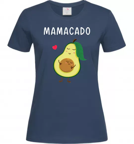 Жіноча футболка Mamacado Темно-синій фото