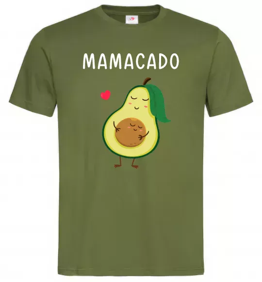 Чоловіча футболка Mamacado Оливковий фото