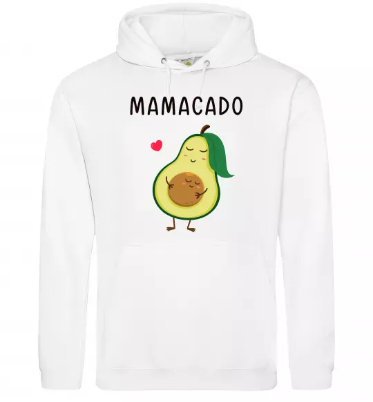 Женская толстовка (худи) Mamacado Белый фото