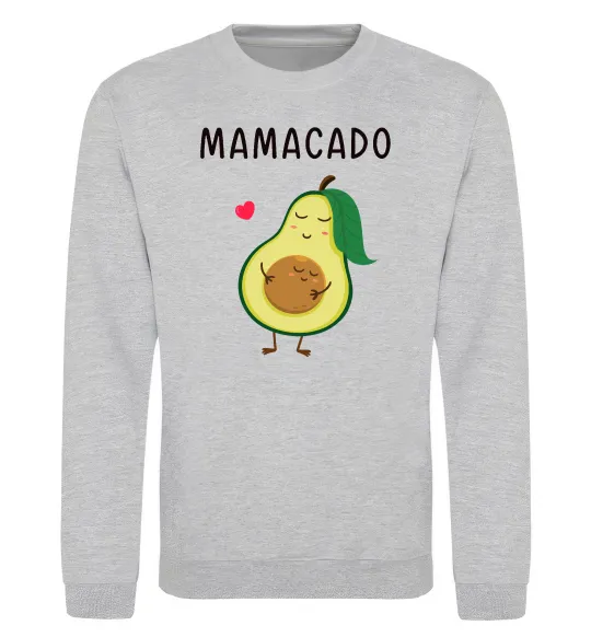 Світшот Mamacado Сірий меланж фото