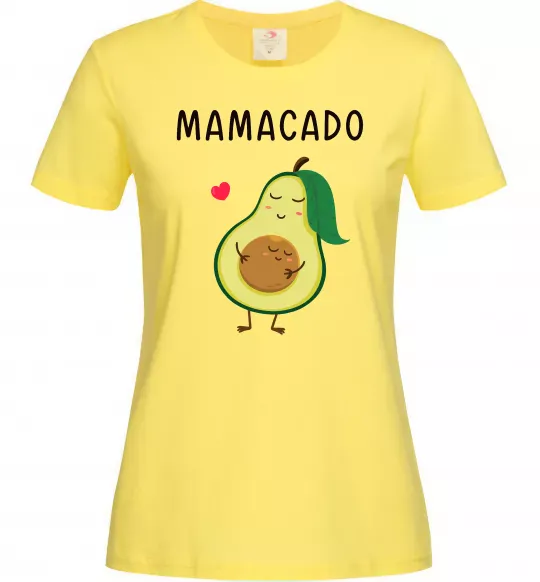 Жіноча футболка Mamacado Лимонний фото