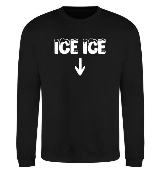 Свитшот Ice ice Черный фото