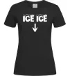 Женская футболка Ice ice Черный фото