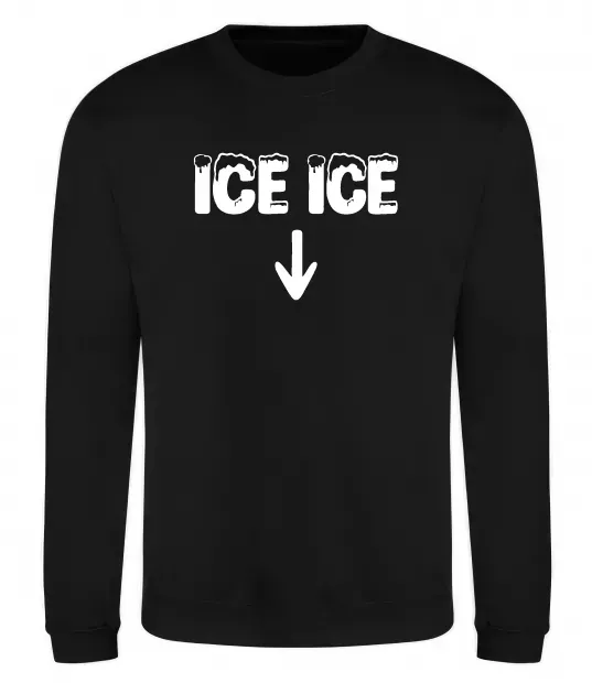 Світшот Ice ice Чорний фото