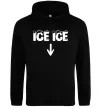 Женская толстовка (худи) Ice ice Черный фото
