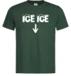 Чоловіча футболка Ice ice Темно-зелений фото