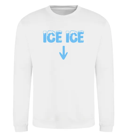 Свитшот Ice ice Белый фото