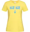 Женская футболка Ice ice Лимонный фото