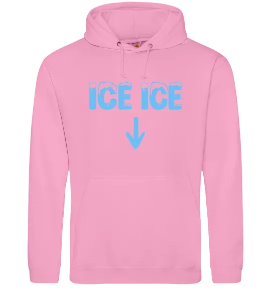 Женская толстовка (худи) Ice ice Розовый фото