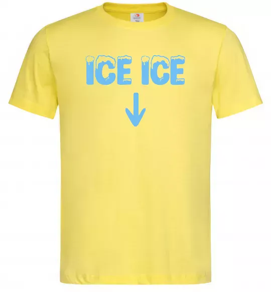 Чоловіча футболка Ice ice Лимонний фото