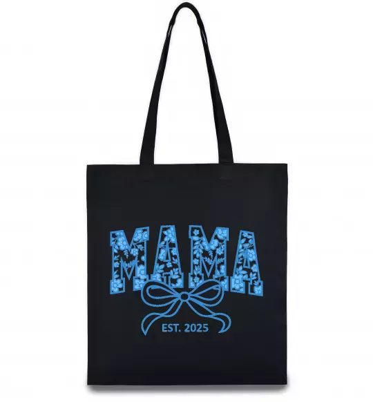 Эко-сумка Mama est.date Черный фото