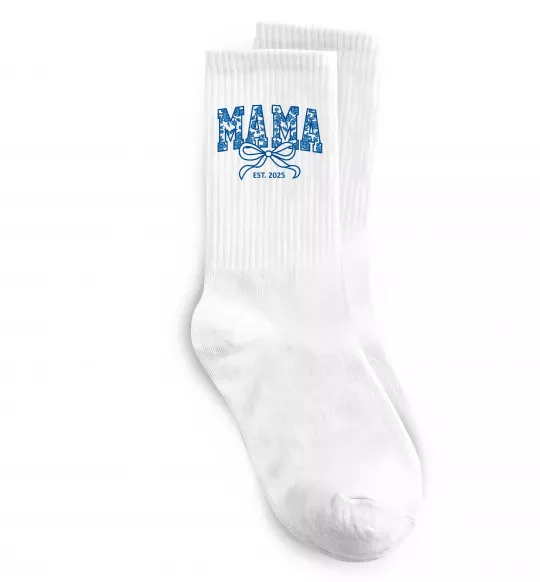 Носки Mama est.date Белый фото