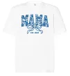 Футболка Оверсайз Mama est.date Білий фото