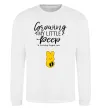 Світшот Growing my little peep Білий фото