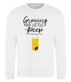 Свитшот Growing my little peep Белый фото