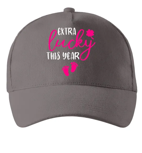 Кепка Extra lucky this year Серый фото