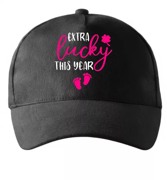 Кепка Extra lucky this year Черный фото