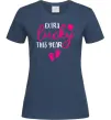 Жіноча футболка Extra lucky this year Темно-синій фото
